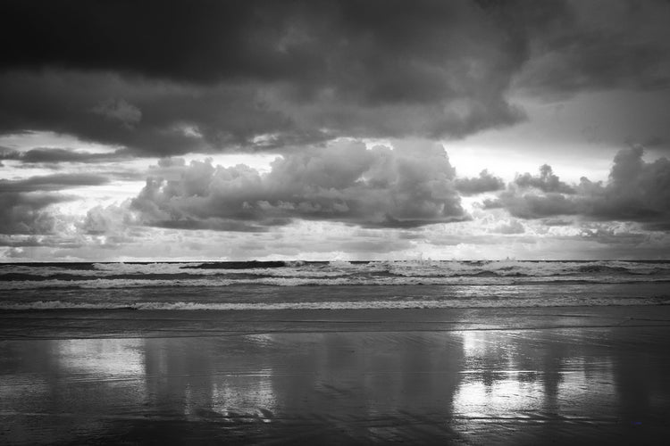 OLIGER photo plage l'hiver.